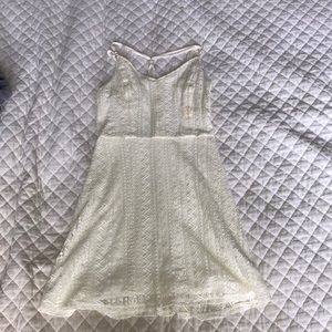 White Hollister Flowy Dress